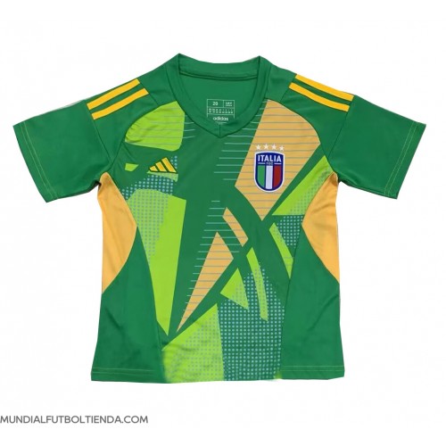 Camiseta Italia Portero Segunda Equipación Replica Eurocopa 2024 mangas cortas